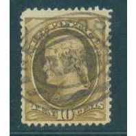 Used 209 10c Thomas Jefferson Very Fine Q3549