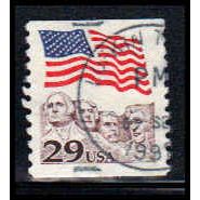 Used 2523 29c U.S. Flag Fine W2732