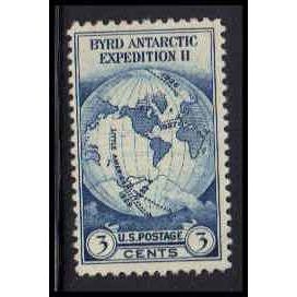 753 3c Byrd Expedition Just Clears MNH O5308