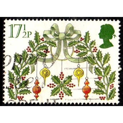 Great Britain 1980 Christmas 17 1/2p Used Stamp