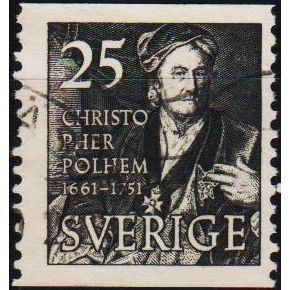 Sweden. 1951 25ore S.G.329a Used