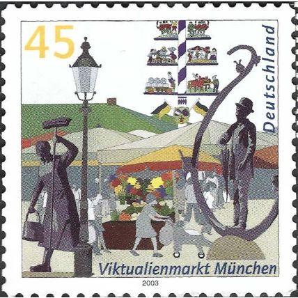 GERMANY, Viktualien Market Munich, white 2003, 0.45