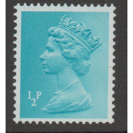 SgX841y 1/2 p TURQUOISE-BLUE PHOPHOR OMITTED MINT NEVER HINGED (BSC)