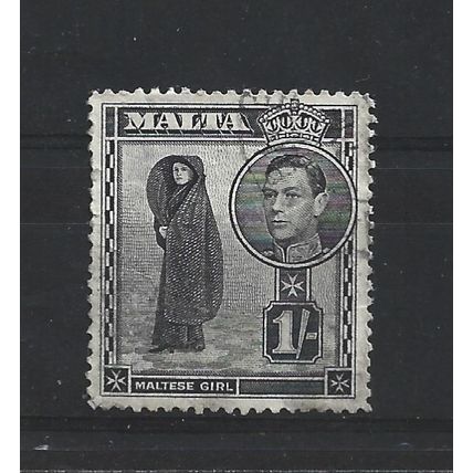 Malta.SG226 1s Maltese girl wearing faldetta.Fine Used.Apr25g