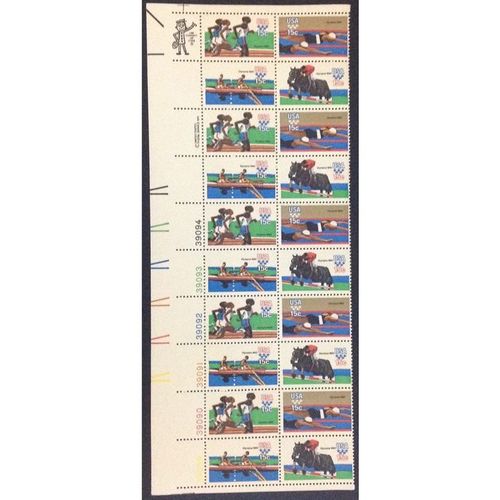 US Stamp #1791-94 mint: 15c 1979 Summer Olympics - MNH plate block of 20