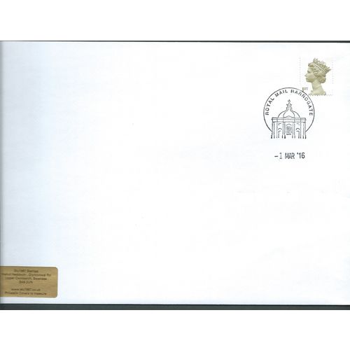 2016 1ST 'OLIVE GREEN' ROYAL MAIL HARROGATE ' PMK COVER (EBIDPACK3834)