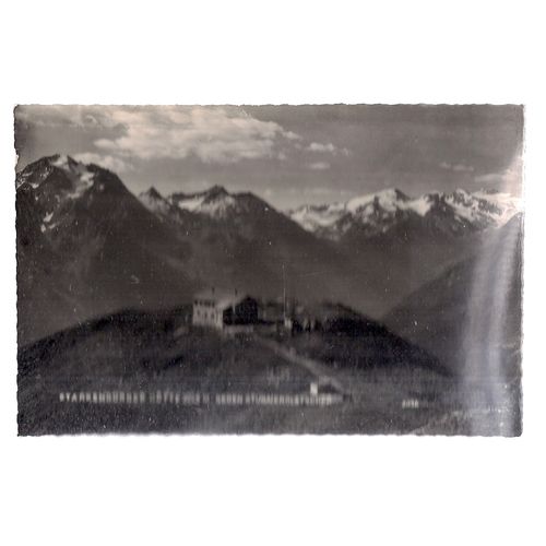 STARKENBURGER HUTTE, TYROL, AUSTRIA unused vintage postcard 1960's (a) =