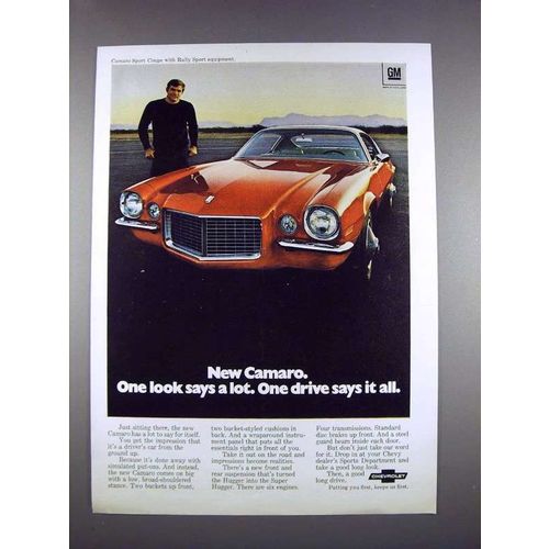 1970 Chevrolet Camaro Sport Coupe w/ Rally Sport Ad