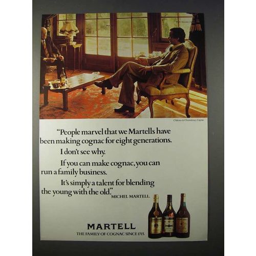 1977 Martell Cognac Ad - People Marvel