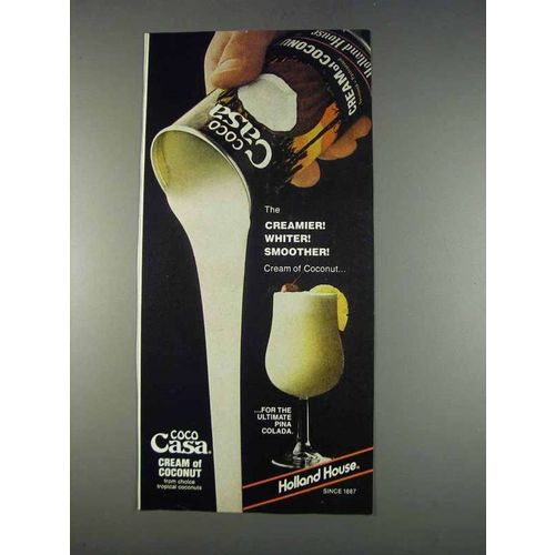 1982 Holland House Coco Casa Cream of Coconut Ad