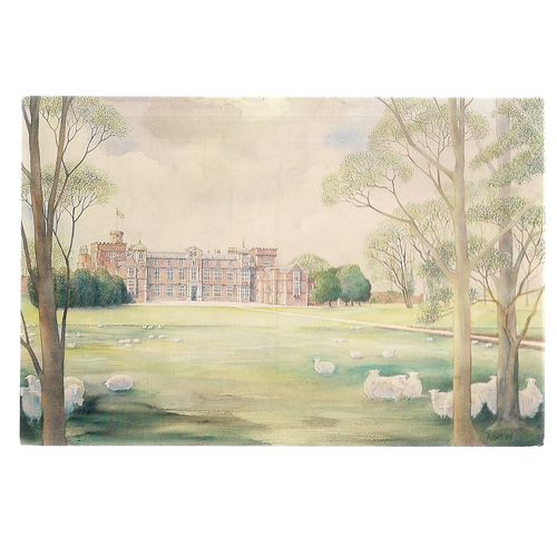 BURTON CONSTABLE HALL, YORKSHIRE vintage unused postcard =