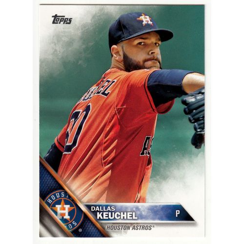 2016 Topps baseball card 550 Dallas Keuchel - Astros