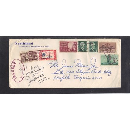 Cover Multiple Stamps/7 CV01436