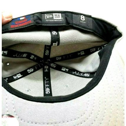 New Era 59Fifty Atlanta Braves Game Fitted Hat Grey MLB Baseball Cap Hat (J2)