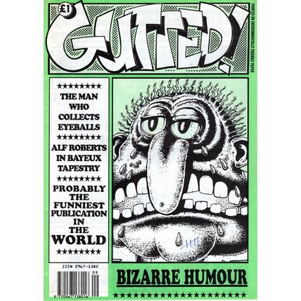 MAGAZINE - ADULT HUMOUR = GUTTED