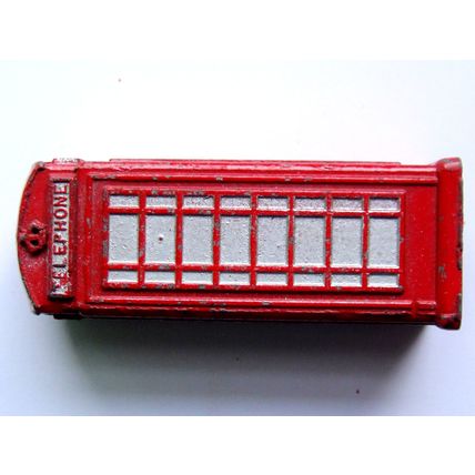 GPO Pillar Box K4 Kiosk Delivery Van Models & A Very Rare Busby Enamel Pendant