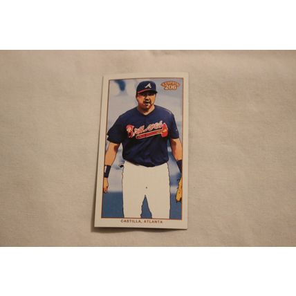 Vinny Castilla 2002 Topps 206 POLAR BEAR MINI NO. 343