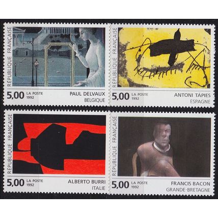 FRANKREICH FRANCE [1992] MiNr 2927-30 ( **/mnh ) Gemälde