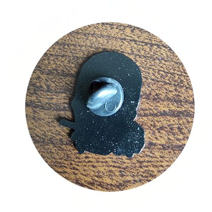 Skull & Rose Pin Badge Enamel Badges Gift Collect 2.7 cm x 2.9 cm Rock BA12