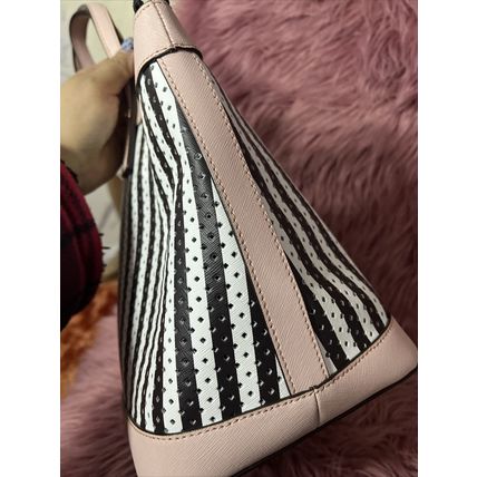 Henri Bendel Striped Designer Fashionable Bag