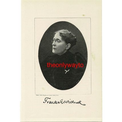 Frances Willard, American Author & Speaker, Book Illustration (Print), 1895