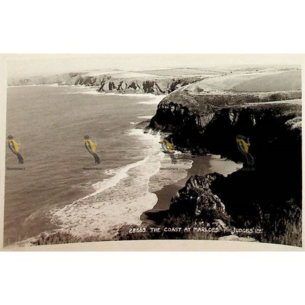 Coast At Marloes, Wales, 28663 Rare Judges Postcard