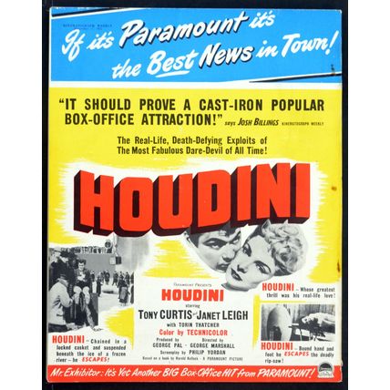 KINE WEEKLY 1953 How To Marry a Millionaire, Houdini UK MAGAZINE