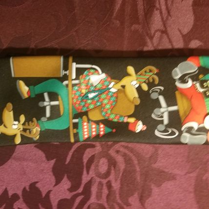 Hallmark NWT Holiday Necktie + Santa + Reindeer