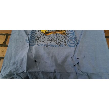 METALLICA - 2022 Blue "Live In Concert 92" Distressed T-shirt ~Never Worn~ S-XL