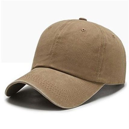 Unisex Cap Plain Color Washed Baseball Cap Casual Adjustable Outdoor Trucker