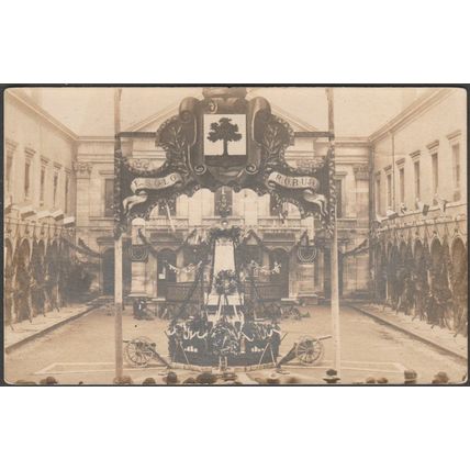 Monument aux Morts de 1870, Hôtel de Ville, Chagny, c.1905-10 - Photo CPA