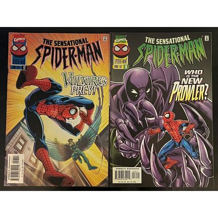 The Sensational Spider-Man #16, 17 Lot 1997 Marvel Comics Zayix Comics