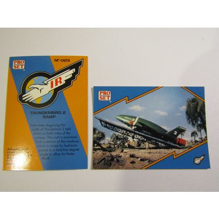 23. Thunderbird 2 Ramp - Thunderbirds IR 1992 PRO SET Trade Card.