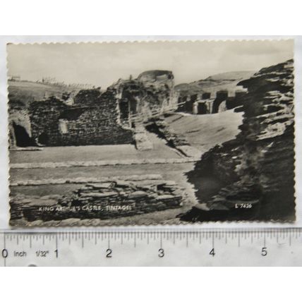 vintage postcard King Arthurs Castle, Tintagel