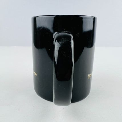 United Parcel Service UPS Vintage Shield Logo Coffee Mug Black & Gold