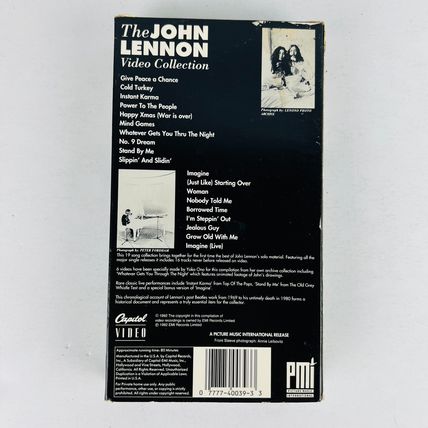 John Lennon - Video Collection VHS Video Tape