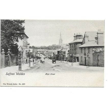 Saffron Walden, High Street, Essex, Postcard