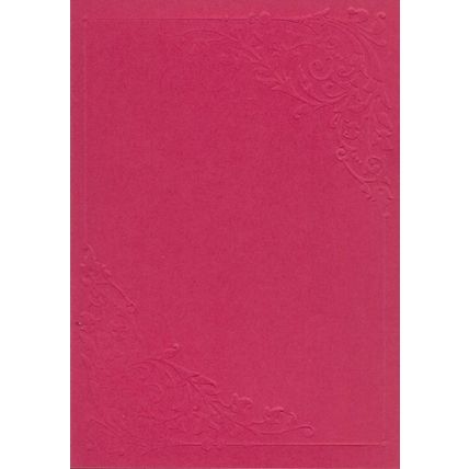 A6 Embossed Card. 10 Sheets. Flourishes. Cardmaking Scrapbooking Crafts