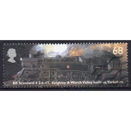 GB 2004 Classic Locomotives - BR Std, Keighley & Worth Valley Railway 68p Used