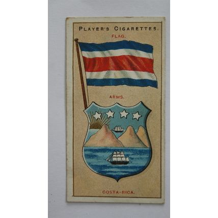 1905 Players Countries Arms & Flags No. 32 Costa Rica