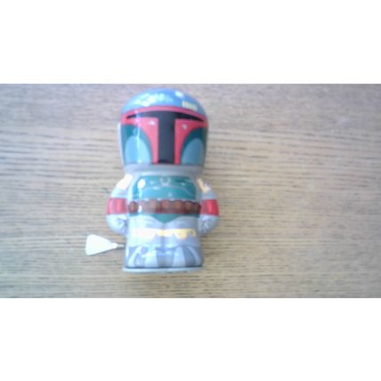 STAR WARS: BOBA FETT Tin Wind-Up Figure by Bebots (Schylling) SEE NOTES