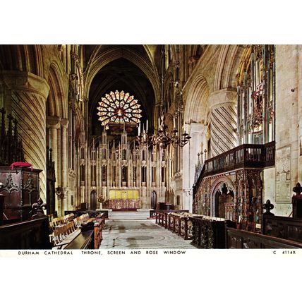 Postcards Durham Cathedral. Job lot