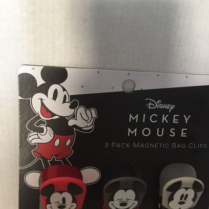 NEW Disney Mickey Mouse 3 Pack Magnetic Bag Clips