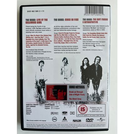THE DOORS - 30 YEARS COMMEMORATIVE EDITION (UK DVD, 2001)