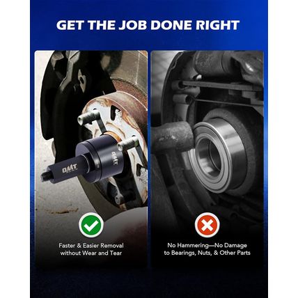 Orion Motor Tech Wheel Bearing Press Kit for Front Wheel Drive Bearing Removal &