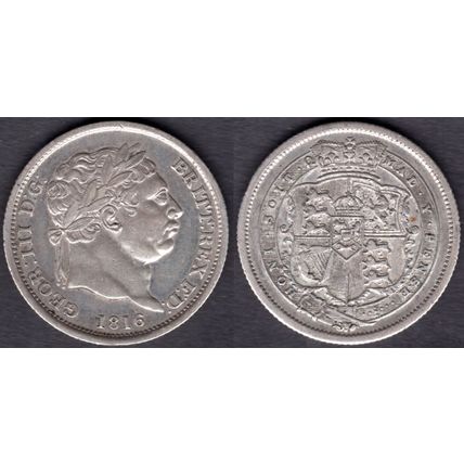 Great Britain. George III. Shilling 1816. dy23777