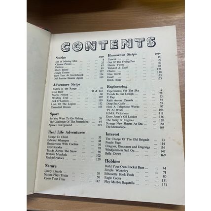 1960 "EAGLE ANNUAL NUMBER 9" DAN DARE ILLUSTRATED HARDBACK BOOK (P5)