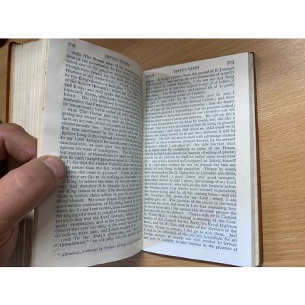 1902 "THE DIARY OF SAMUEL PEPYS ESQUIRE" LEATHER ANTIQUE BOOK (P3)