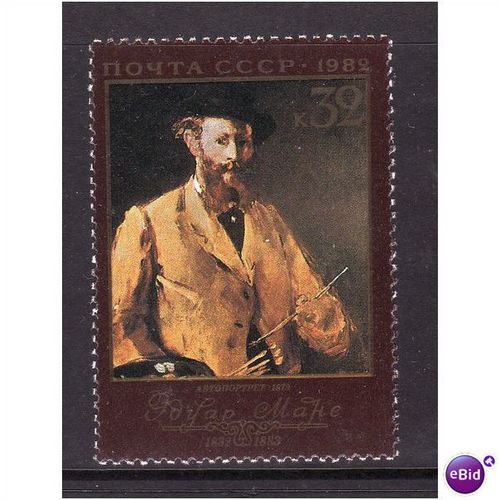 RUSSIA 1982 EDOUARD MANET ARTIST K32 SG 5202 U/M MINT