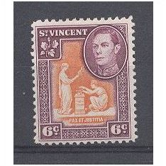 SG169 6c Orange and Purple.Mounted Mint.dec12